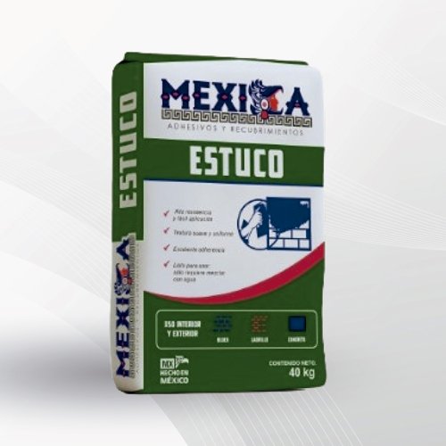 Estuco blanco mexica